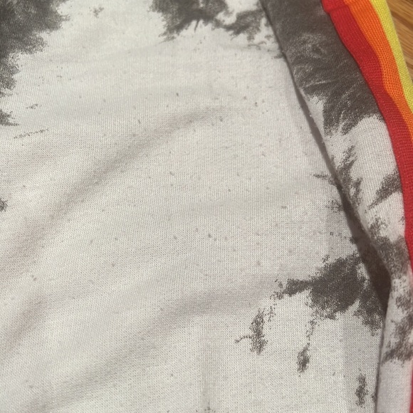 PixieLane tie dye joggers with rainbow stripes down legs sz 9/10 - Picture 2 of 4